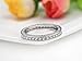 SOMEN TUNGSTEN 925 Sterling Silver Rings Cubic Zirconia Eternity Engagement Wedding Band Width 3MM Size 4-10