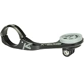 K-Edge Max XL (31.8mm) Bicycle Computer Combo Mount, for Wahoo, Black | Wahoo Max XL Combo Mount With CNC Aluminum Construction, Secure Computer Fit, And Included Camera Or Light Adapter