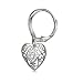 Sterling Silver High Polished Filigree Heart Leverback Drop Dangle Earrings for Women