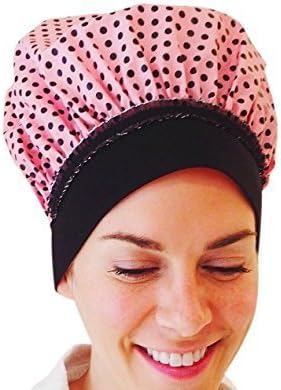 Style Saver Patented Neoprene Band and Mold Resistant Shower Cap