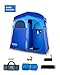 KingCamp 2-Room Easy Up Portable Dressing Changing Room Shower Privacy Shelter Tent with Rain Fly (2 Room Support 2.6 Gallon)