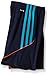 Adidas Boys' Little Athletic Basketball Short, Active Stripe Dark Indigo/Shock Green, 7X
