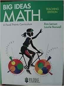 Amazon.com: Big Ideas Math Green: Teacher Edition (9781608400164): HOLT