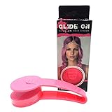 Temporary Hair Coloring Chalk, Color Chalk for Hair, Cosplay Temporary Hair Dye Color Tong,hair Chalk for One Time Use (Pink)
