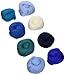 Wistyria Editions WR-908R Wool Roving, The Sea, 8-Pack