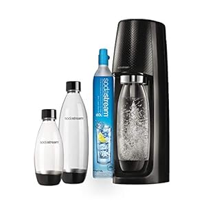 SodaStream Spirit Bruiswatertoestel Zwart – Mega Pack – Zelf Bruisend Water Maken In Enkele Seconden – Incl…