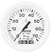 Faria Beede 13547541 Faria Dress White 4 Tachometer W/systemcheck Indicator - 7,000 RPM [Gas - Johnson/Evinrude Outboard]