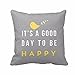 Owill Chair/Sofa/Bed/Car Square Linen Throw Pillow Case Cushion Cover Home Decor (1818, Yellow Bird Letter)