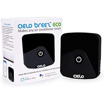 Cielo Breez Eco Smart Air Conditioner Remote Controller Smart Ac Controller Wifi Thermometer Monitor Two In One Amazon Alexa Google Home