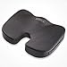 Laneo Back Support Seat Cushion - Coccyx Cushion for Sciatica, Back Pain Relief & Tailbone Pain Great for Office Chair, Sitting on The Floor & Car Driver Seat (Gray)