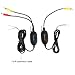 Camecho Updated 12V / 24V Wireless Color Video Transmitter & Receiver Kit for Vehicle RV Bus Front Car Backup Rear View Camera
