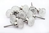 JGARTS Round Glass Dresser Drawer, Door, Cabinet