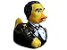 CelebriDucks - The Godfeather - Floating Rubber Ducks - Collectible Bath Toy Gift for Kids & Adults of All Ages