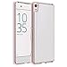 Sony Xperia X Case, RaxnWell [Shockproof] Crystal Clear [Transparent] Acrylic Plastic Back Panel and TPU Frame Stylish Phone Case for Sony X (Pink Crystal)