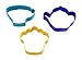 Wilton Tea Party Colored Metal Cutter Set, 3-Piece