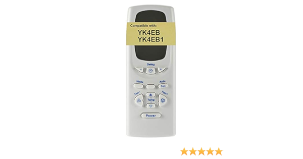 Amazon Com Replacement For Ge Air Conditioner Remote Control Yk4eb1 Works For Aeh12arw1 Aeh12at Aeh12atl1 Aeh12av Aeh12avh1 Aeh18dp Aeh18dpq1 Aeh18dq Aeh18dqq1 Aeh18ds Aeh18dsq1 Aeh24dq Aeh24dql1 Ael06lp Home Kitchen