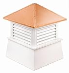 Good Directions Manchester Vinyl Cupola with Copper Roof, 26" x 32"