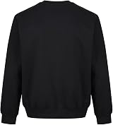 Iron Mountain Men’s Fleece Jumper Crew Neck Sweatshirt Black S view 4