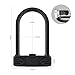 U Lock Heavy Duty Bike Lock Resettable Combination Lock for Gate Bicycle Motorbike Cabinets Electric Cars Dial Lock with 4 Digits No Keys 9 x 5.74 inches Black Anti Theft Password U Lock