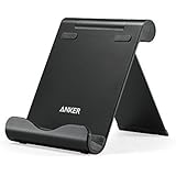 [Ultra Light Upgrade] Anker Aluminum Multi-Angle Universal Phone and Tablet Stand for iPhone, iPad, Samsung Galaxy, HTC, Nexus and More (Black)