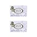 South of France Milled Bar Soap, Gardenia, 6 Ounce (Pack of 2)