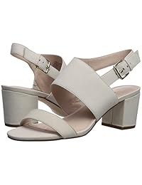 nine west Women 's Forli Nubuck sandalia de tacón