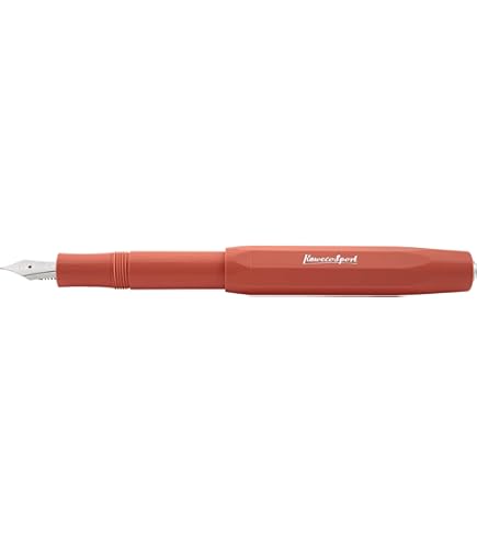 Kaweco Classic Sport Fountain Pen - Bordeaux Red With 23K Gold-Plated Medium Nib