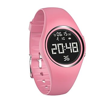 Armbanduhr und Fitness-Armband, wasserdicht IP68, zum genauen Verfolgen von Schritten, Entfernungen und Kalorien, mit Timer-F