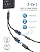 USB C to 3.5 mm Headphone Jack Adapter, 2 in 1 Type C Cable Fast Charging, Portable Headset Splitter Cord Compatible with Pixel 4 3 2 XL/Samsung Galaxy Note 10/iPad Pro/HTC U11/One Plus 6T/Huaweithumb 1