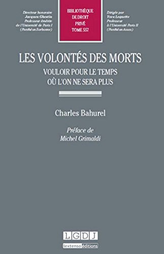 Les  volontés des morts