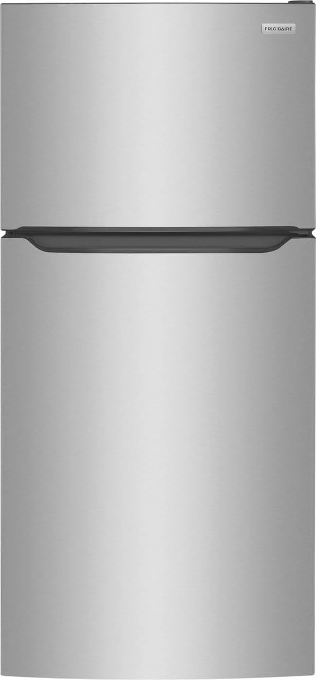 Photo 1 of Frigidaire FFTR1835V 30 Inch Wide 18.3 Cu. Ft. Top Freezer Refrigerator with SpaceWise Organization System and EvenTemp Cooling System - Stainless Steel