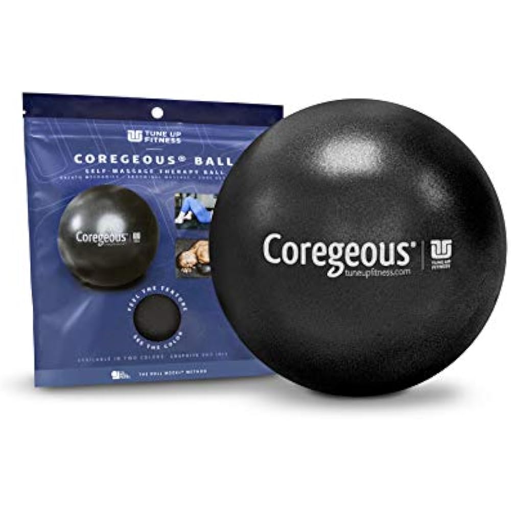 Tune Up Fitness Graphite Coregeous Therapy Ball, Yoga Up, Roll Model