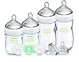 NUK Simply Natural Baby Bottle Newborn,  5 Ounce & 9 Ounce (Gift Set)