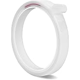 KitchenRaku UHMW (Ultra-high Molecular Weight) Polyethylene Tape, Low Friction Tape Noise Reduce &amp; Surface Protect, Anti Squeak Tape for Wood, Drawers, Cabinets, Curtains (Translucent, 0.5" x 5Yds)