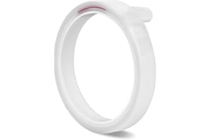 KitchenRaku UHMW (Ultra-high Molecular Weight) Polyethylene Tape, Low Friction Tape Noise Reduce & Surface Protect, Anti Squeak Tape for Wood, Drawers, Cabinets, Curtains (Translucent, 0.5" x 5Yds)