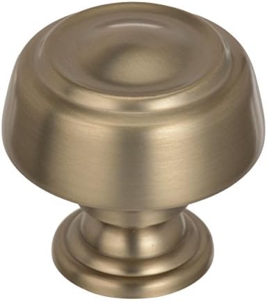 Amerock BP538072BBZ Kane 1-5/8" Diameter Cabinet Knob, 1-5/8 in (41 mm), Golden Champagne