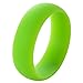Jude Jewelers 5 Pack, 8mm Medical Grade Silicone Rings Wedding Band (10)