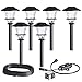 Sterno Home GL33966BK Low Voltage cast Aluminum 0.3W Path kit, 6-Pack Paradise Outdoor 10 LED, 120V, 6 Lumens, 2 Watts, Black, 6 Piece