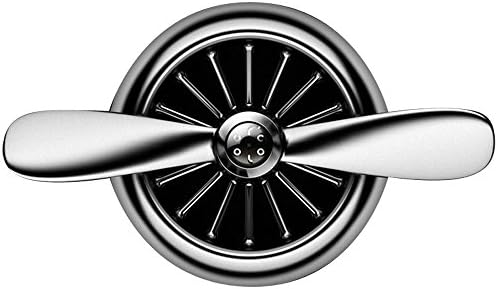 Car Air Freshener - Car Fragrance Diffuser Vent Clip Car Vent Perfume Aromatherapy Essential Oil Car Air Force 2,Remove Smoke and Bad Odors (Silver)