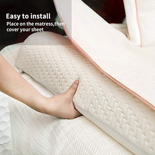 UBBCARE Foam Bed Rails Soft Portable Toddler Bed Safety Long Pillow