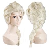 Orino Anime Long Girls Braids Prestyled Cosplay Costume Wig Light Blonde
