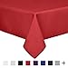 Remedios Rectangle Tablecloth 60x102 Inch - Washable Polyester Table Cloth for 6 Foot Table - Wrinkle Free Dinner Tablecloth for Wedding Party Restaurant Banquet Tables, Red Table Cloths