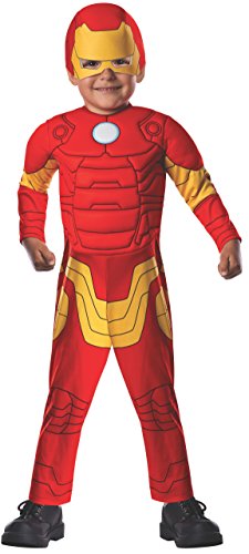 Marvel Classics Avengers Assemble Padded Muscle Chest Iron Man Costume, Toddler