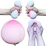 Squishy Stress Balls Peach Squeeze Ball 1 Pack, Fun