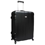 Travelers Choice Rome 28 in. Hardshell Upright Spinner Luggage with Free TSA Lock