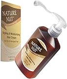 Nature Nut Leave in Conditioner Hair Styling Cream - Hair Care Product with an Advanced 5 Nut Oil Blend Moisturizing Formula