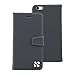 SafeSleeve Anti Radiation RFID Case: Compatible with iPhone 6 Plus ELF & RF Blocking Identity Theft Protection Wallet (Gray)