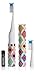 Slim Sonic Electric Toothbrush - # VSS152 Crawford by Violife for Unisex - 3 Pc Set Toothbrush, Additional Brush Head, AAA Battery