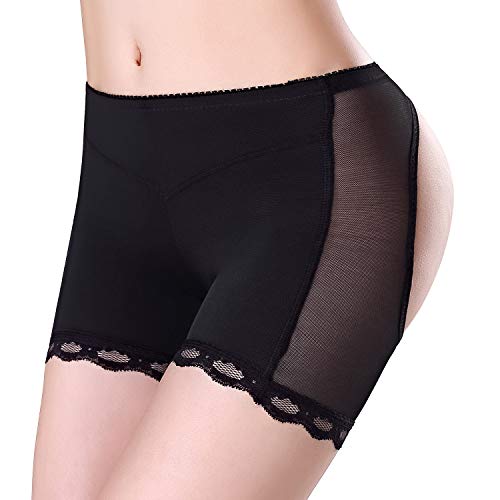 Women's Sexy Butt Lifter Panties-Seamless Enhancer Underwear Girdle Booty Lace Shapewear Body Shaper Tummy Control Boy Shorts - Thumbnail 4