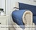 Ameritex Couch Sofa Slipcover 100% Waterproof Nonslip Quilted Furniture Protector Slipcover for Dogs, Children, Pets Sofa Slipcover Machine Washable (Blue, 78